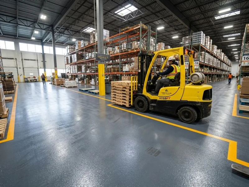 Industrial heavy-duty floor