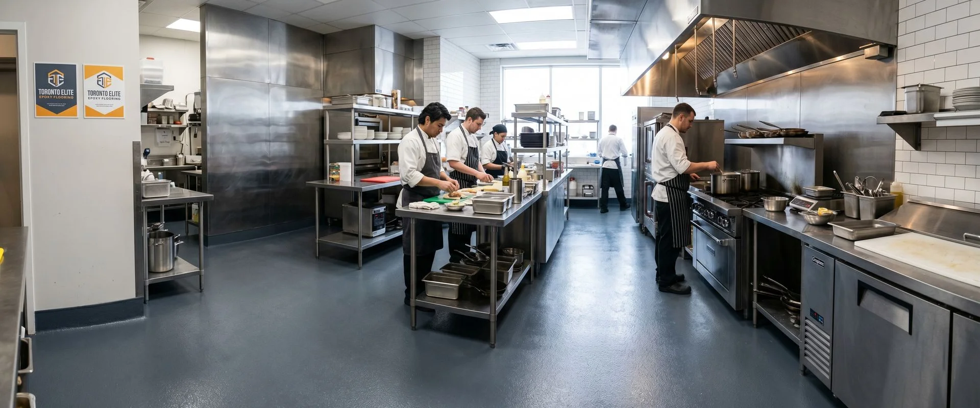 Commercial Kitchen Epoxy Flooring in Toronto, ON