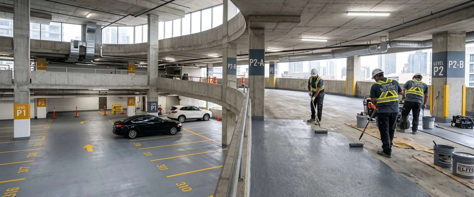 Parking Garage Epoxy Coating in Toronto, ON