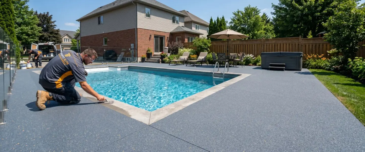 Outdoor Patio Epoxy Coating in Toronto, ON