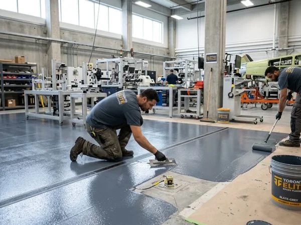 ESD Conductive Epoxy Flooring in Toronto, ON project 4