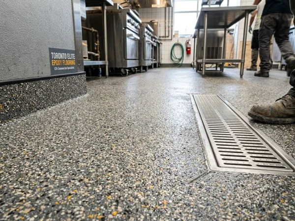 Commercial Kitchen Epoxy Flooring in Toronto, ON project 2