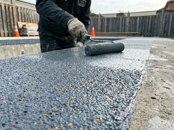 Outdoor Patio Epoxy Coating in Toronto, ON project 1