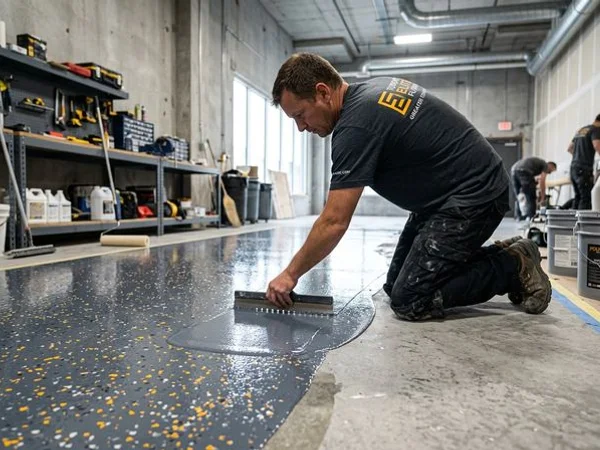 Polyaspartic Floor Coating in Toronto, ON project 3