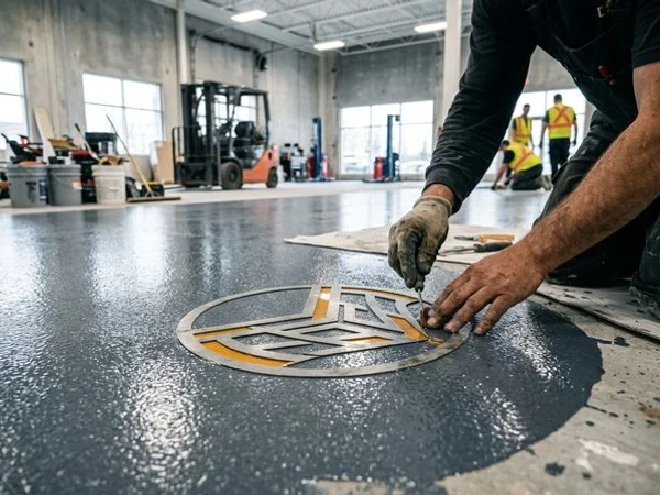 Retail Showroom Epoxy Flooring in Toronto, ON project 4